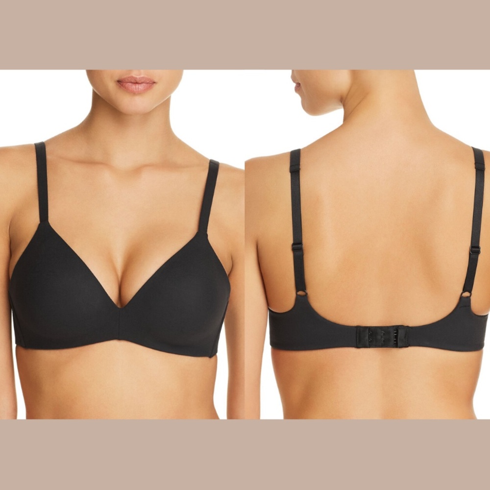 NEW Wacoal How‎ Perfect No-Wire Contour Bra in Black [SZ 34D US ]